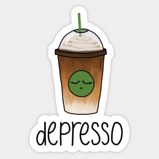 Depresso Espresso Sticker